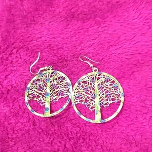 Beautiful tree of life ear rings